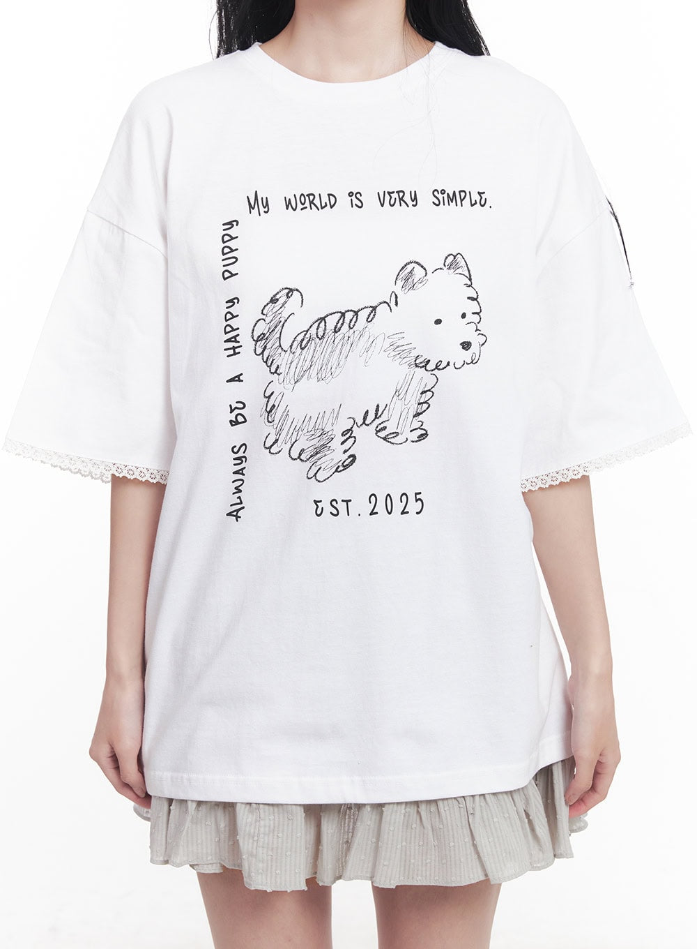 lace-graphic-oversize-t-shirt-cy526