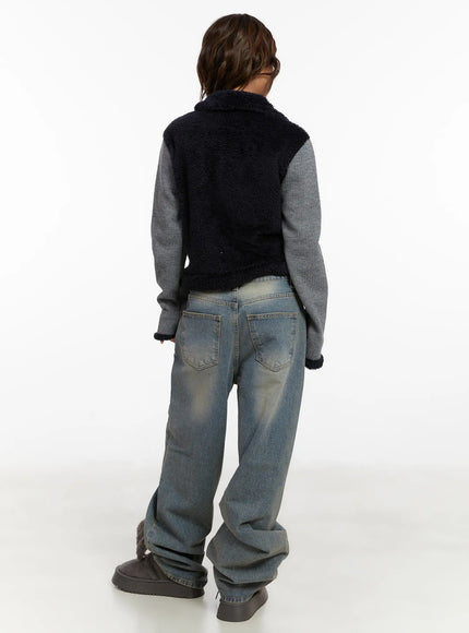 Cozy Pocket Collar Fleece Zip Up CD517