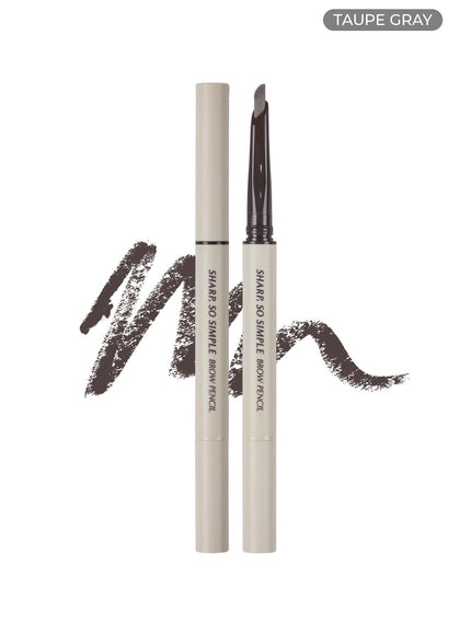 sharp-so-simple-brow-pencil-0-18g / 01 TAUPE GRAY