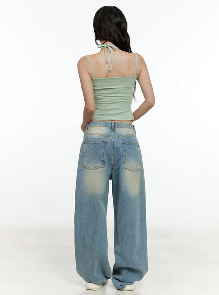Naeun Distressed Baggy Jeans CL531