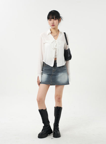 Double Ribbon Blouse CA327