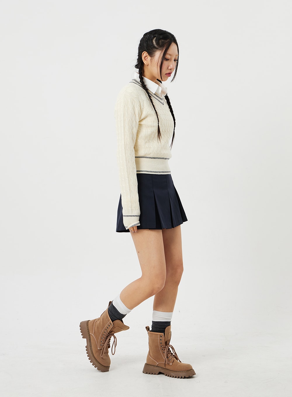 Cable Knit Sweater CM302