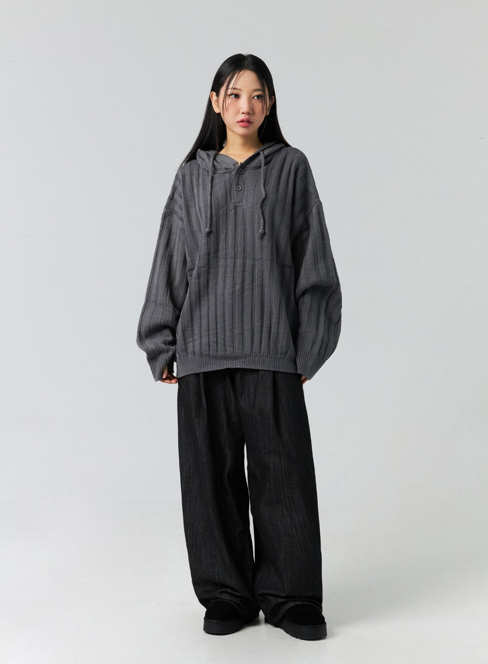 buttoned-hooded-sweater-co323