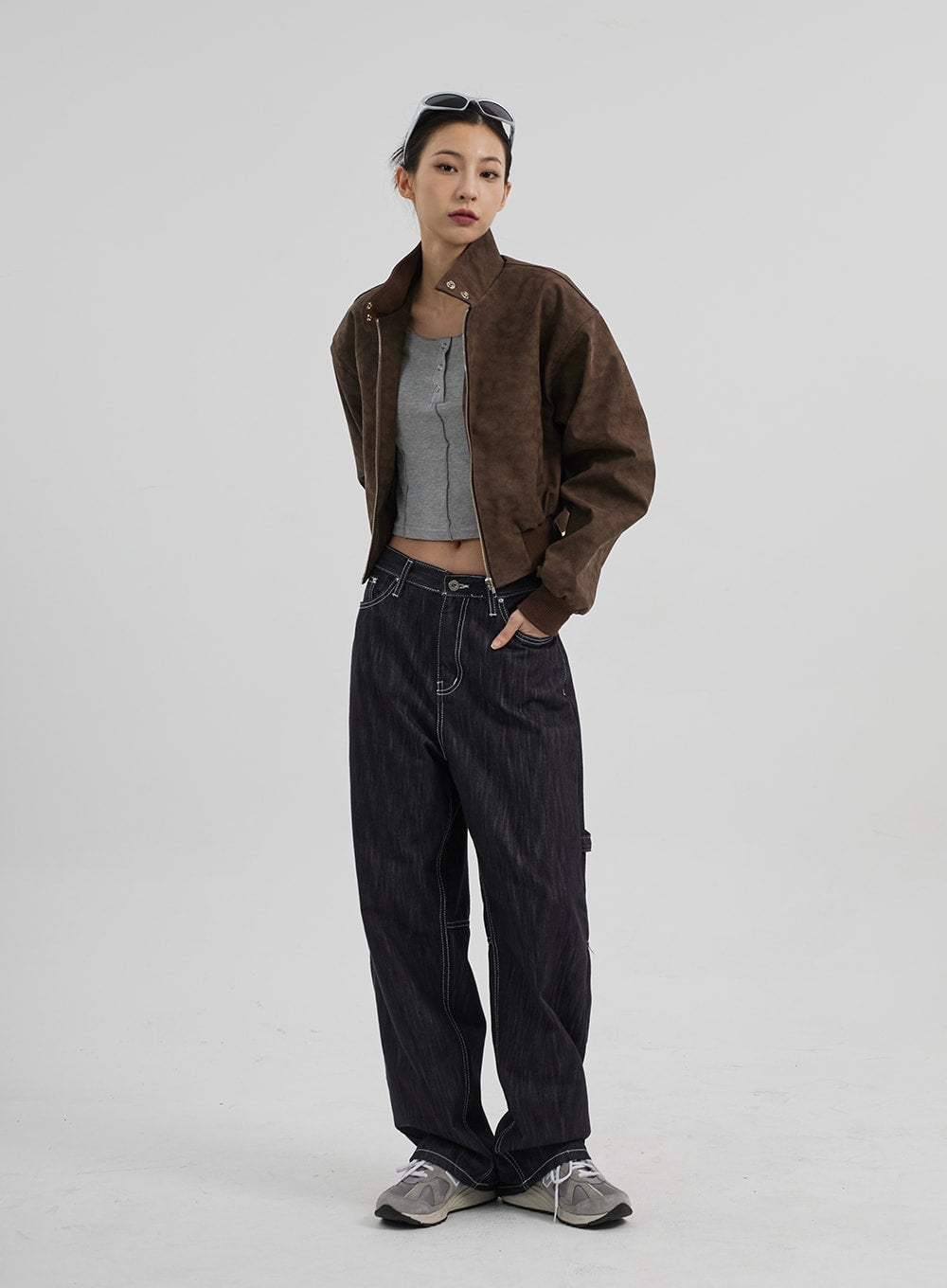 Mid-Rise Baggy Jeans CF307