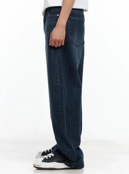 Men's Dark-Wash Vintage Jeans IL516