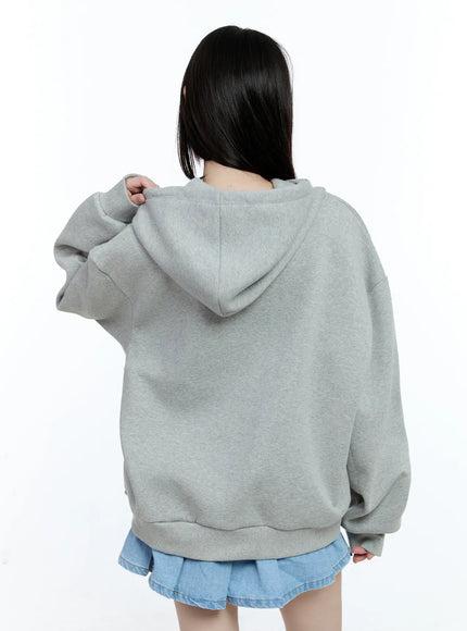 Oversized Buttoned Hoodie CG511
