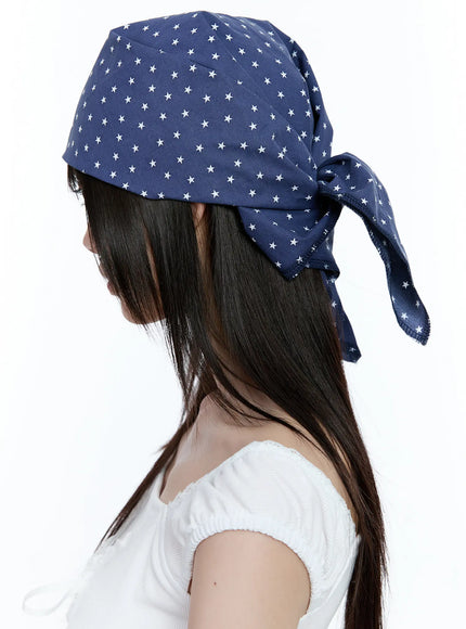 star-print-head-scarf-cg507