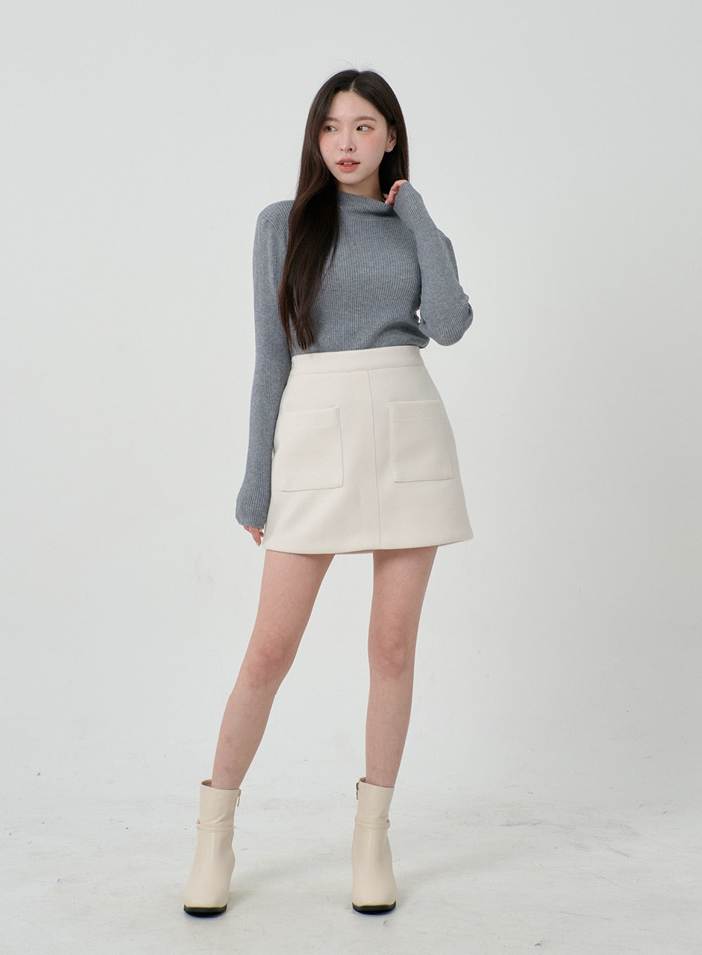 Basic Knit Turtleneck BD07