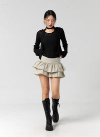 layered-mini-skirt-cg304
