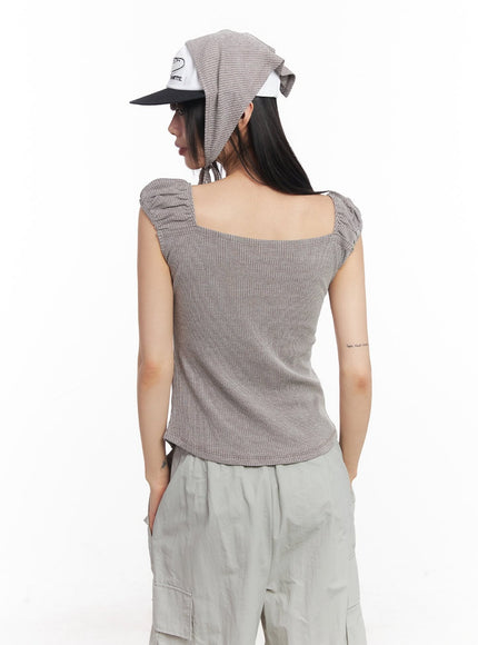 puff-sleeve-cropped-blouse-bandana-set-cy514