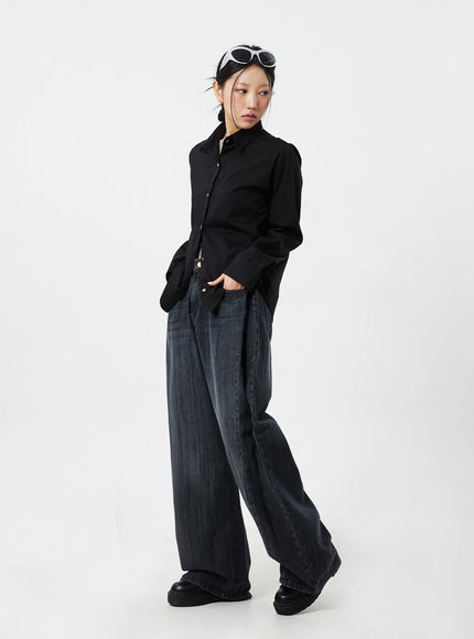 Mid-Rise Baggy Jeans CM324