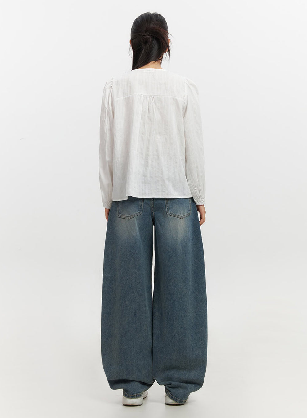 Irene Washed Baggy Jeans IF510