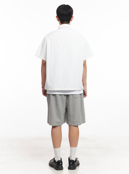 mens-windbreaker-half-zip-top-ia525