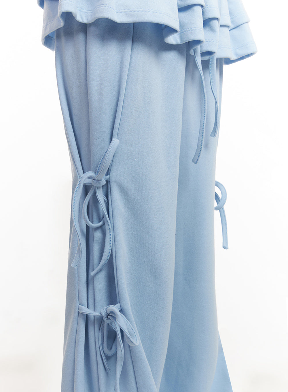 frill-skirt-layered-ribbon-sweatpants-iy502