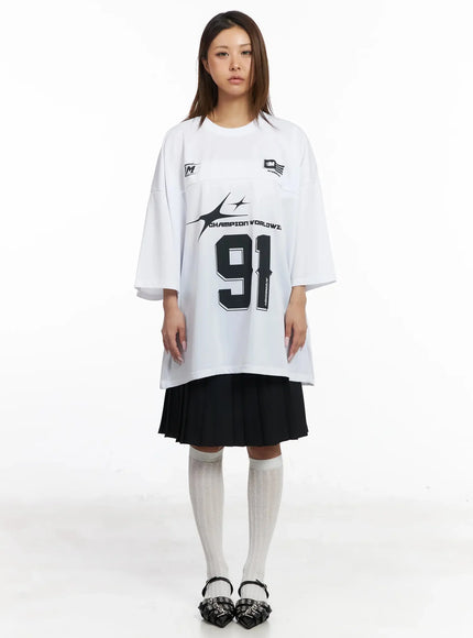 Oversized Jersey Tee IY504