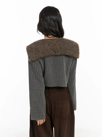 faux-fur-cropped-cardigan-cd531