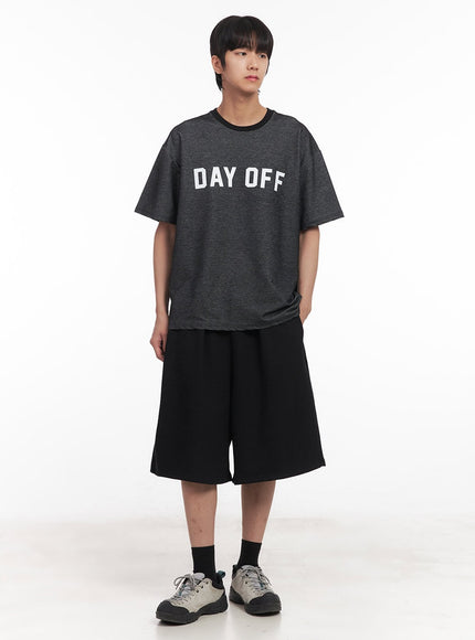 Men's Comfy Wide-Fit Sweatshorts IA511