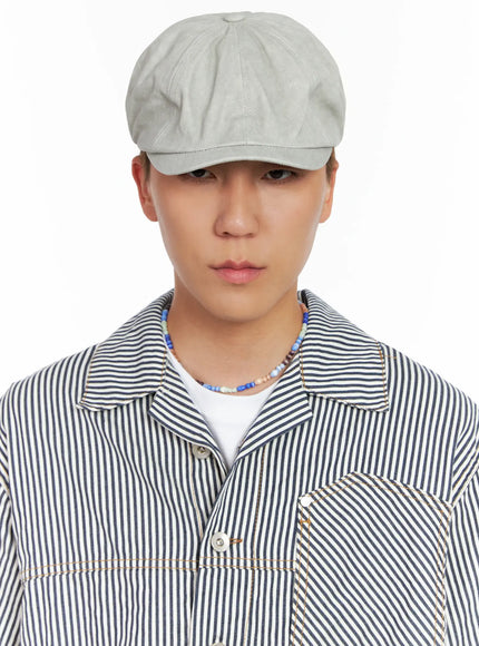 mens-newsboy-hat-ig508 / Light gray
