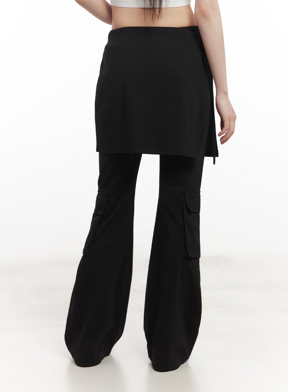 slim-fit-flared-pants-wrap-skirt-set-cm520
