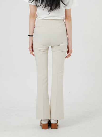 Slim Fit Bootcut Pants OF322