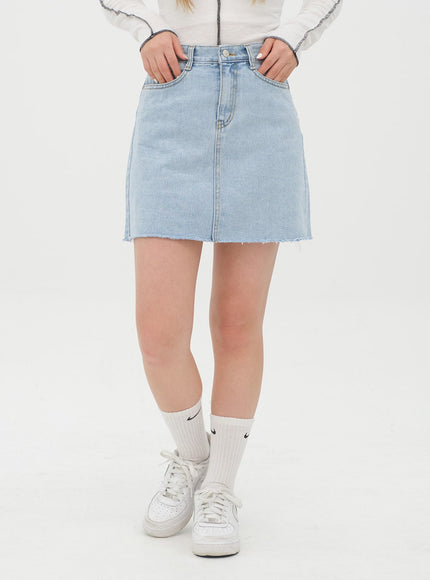 Denim Mini Skirt J28