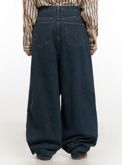 Men's Oversized Baggy Jeans (Dark Blue) IF521