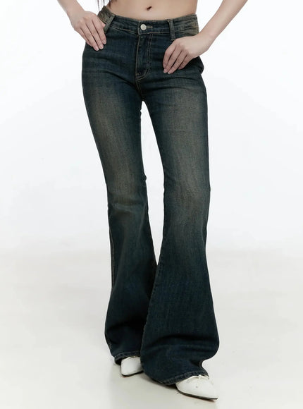 Karla Vintage Logo Flare Jeans IO520