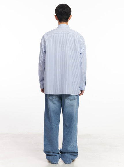 Men's Classic Stripe Collared Shirt IM527