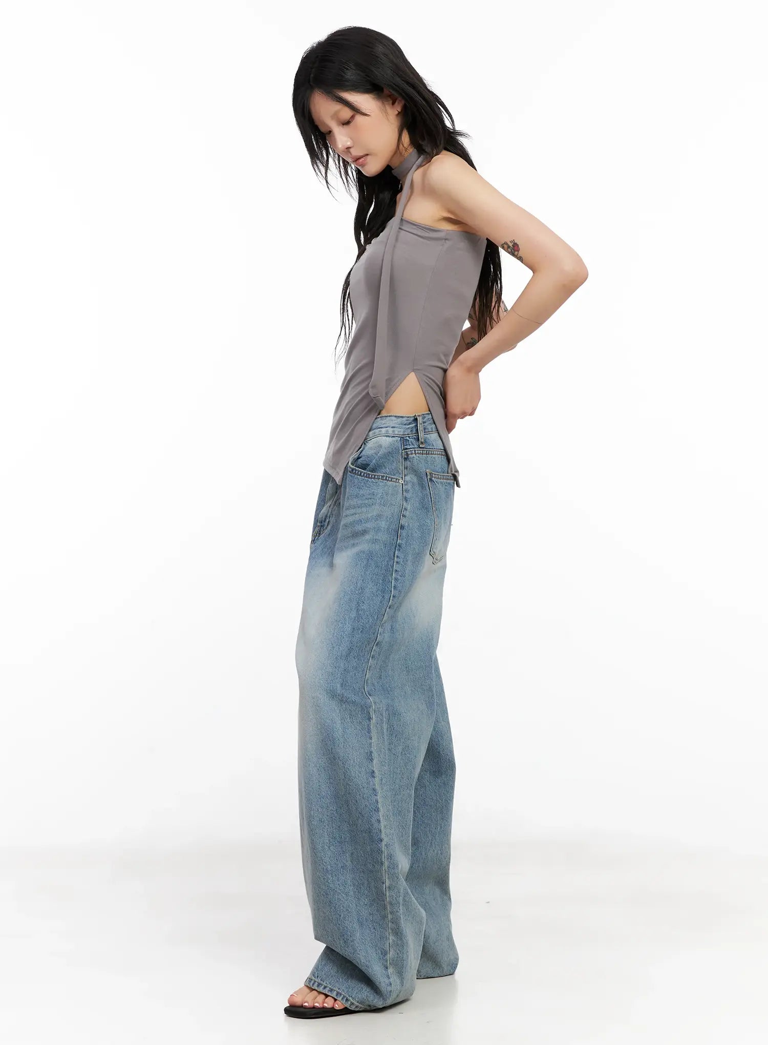 koko-vintage-wash-baggy-jeans-cl528