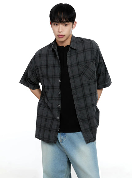 Men's Checkered Shirt IG520
