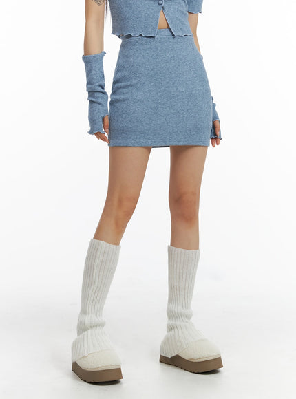 square-neck-crop-tee-with-hand-warmer-skirt-set-cj408