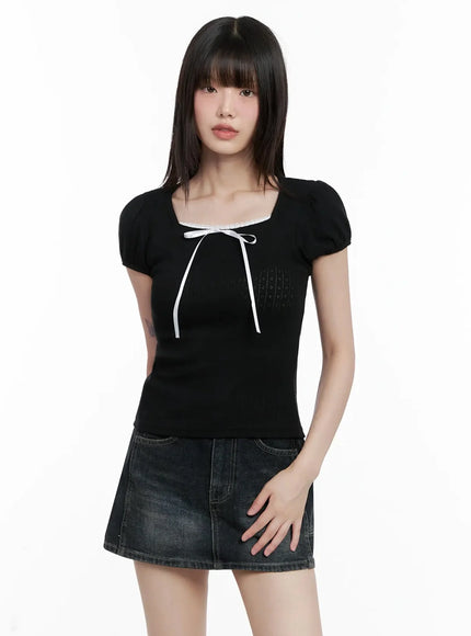 ribbon-puff-sleeve-tee-il531