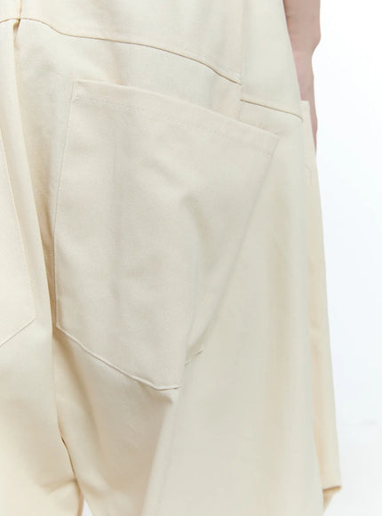 Oversized Pintuck Wide-Leg Pants CG507