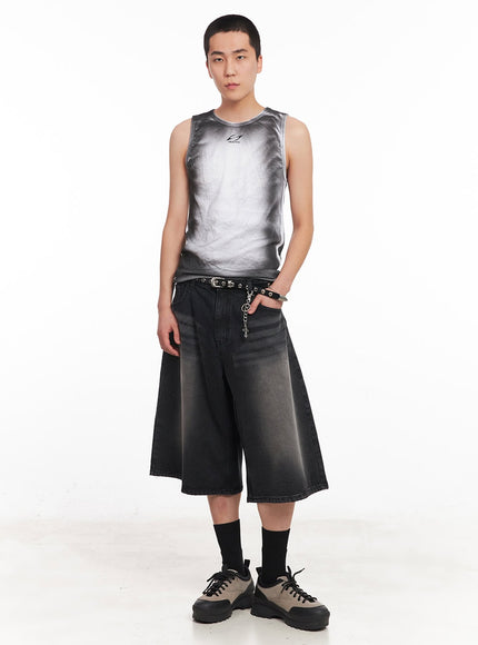 mens-washed-cotton-logo-tank-top-iy505