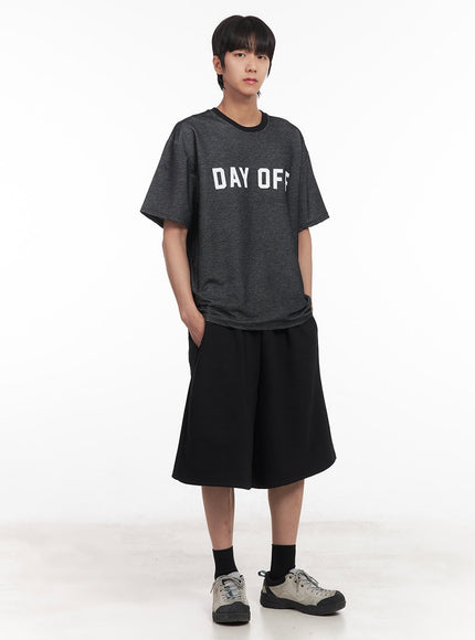 Men's Comfy Wide-Fit Sweatshorts IA511
