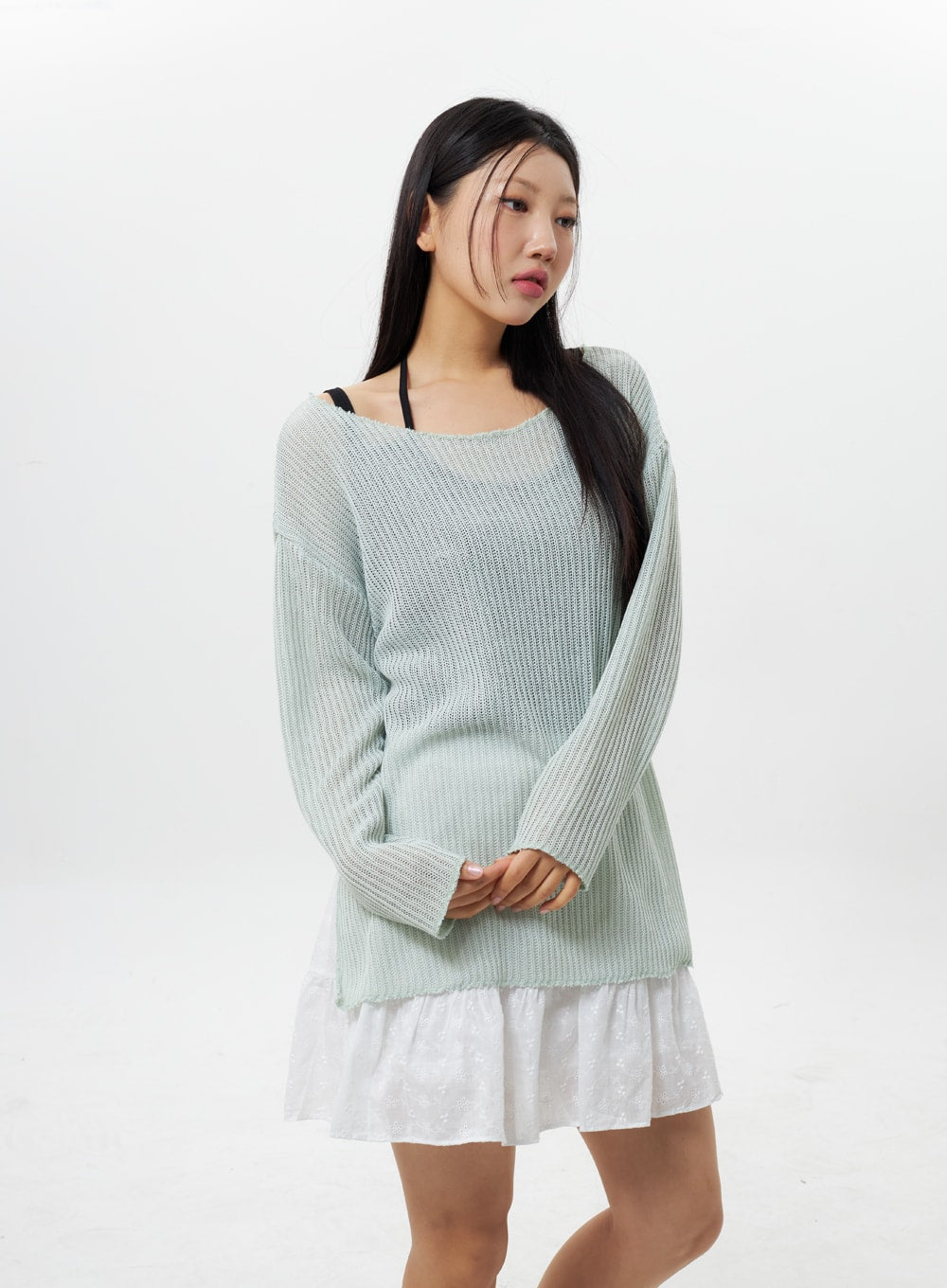 Mesh Sweater IY312
