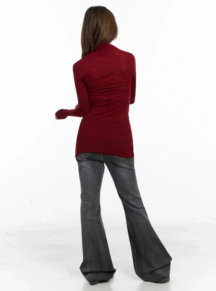 slim-fit-thumbhole-turtleneck-top-id503