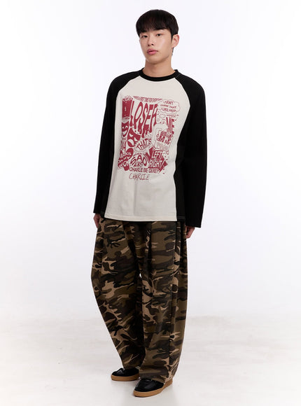 Men's Camo Wide-Fit Pants IM512