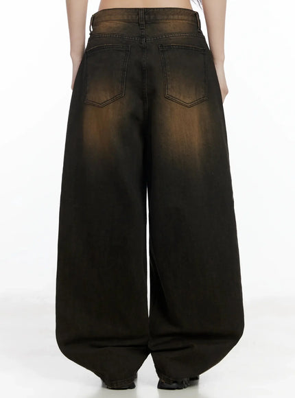 Alayna Vintage Wash Baggy Jeans IM502