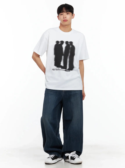 Men's Dark-Wash Vintage Jeans IL516