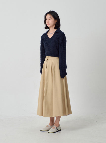 A-Line Maxi Skirt OF301