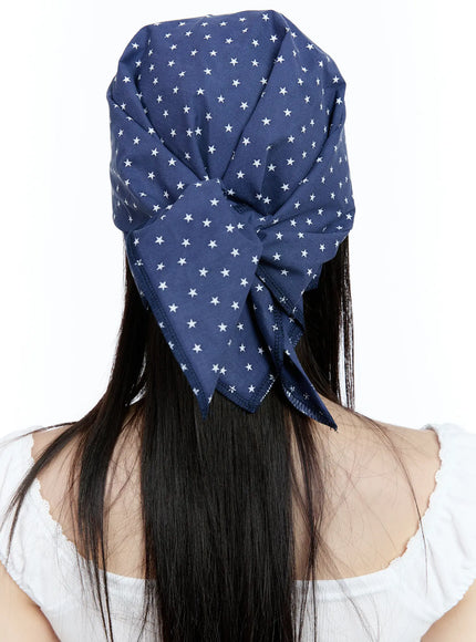 star-print-head-scarf-cg507