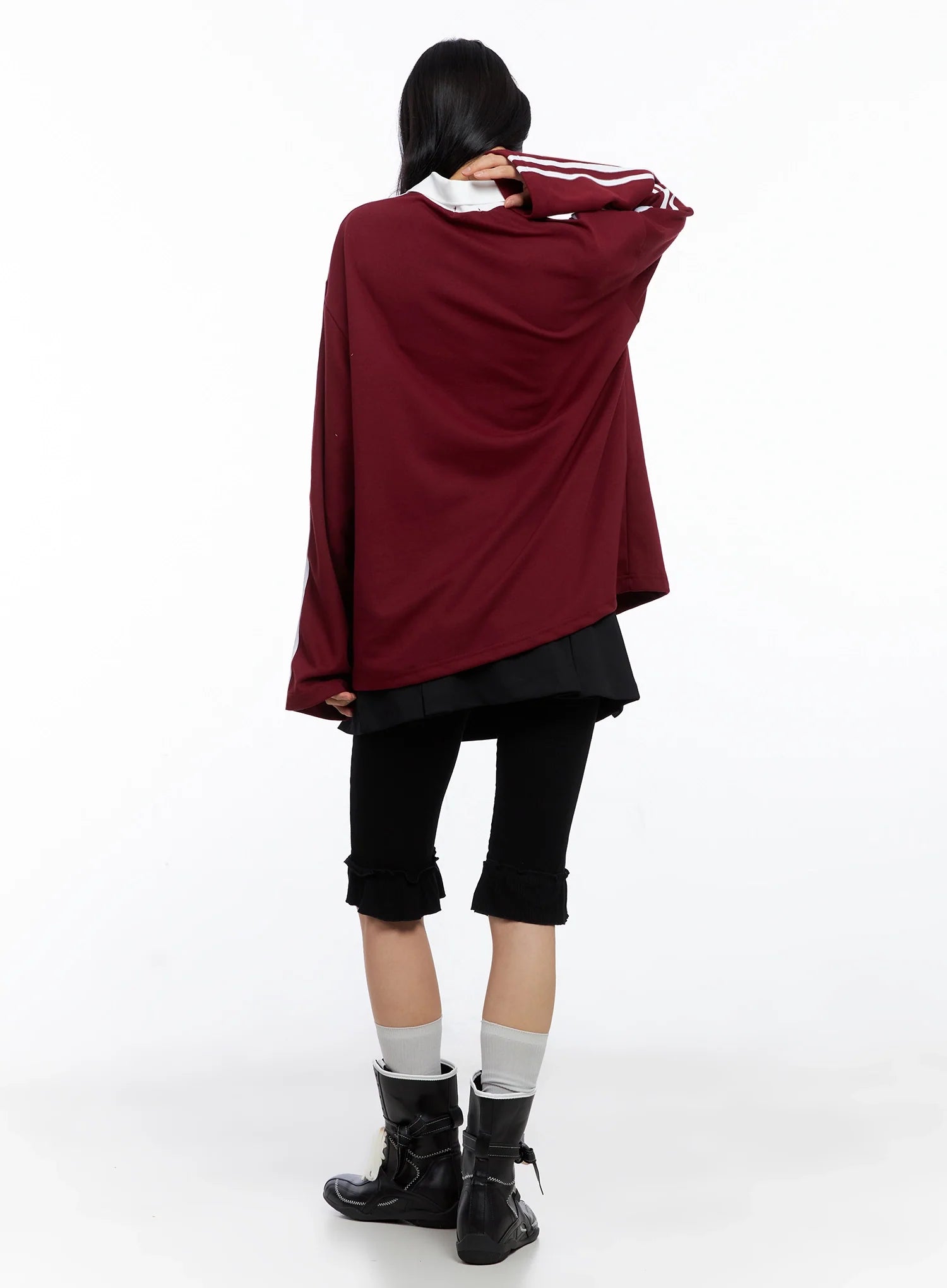 Collar Oversized Top IO516