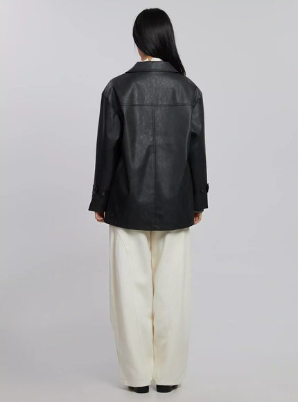 matte-faux-leather-half-jacket-id504