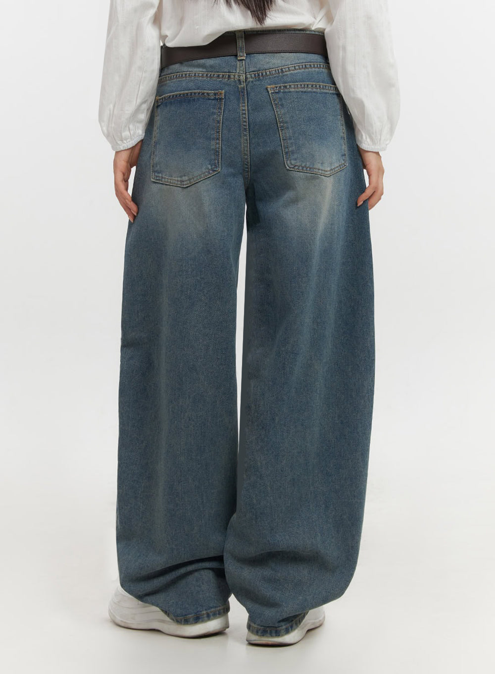 Irene Washed Baggy Jeans IF510