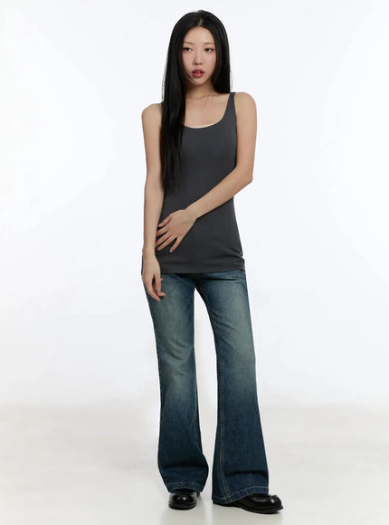 Basic U-Neck Tank Top IM509