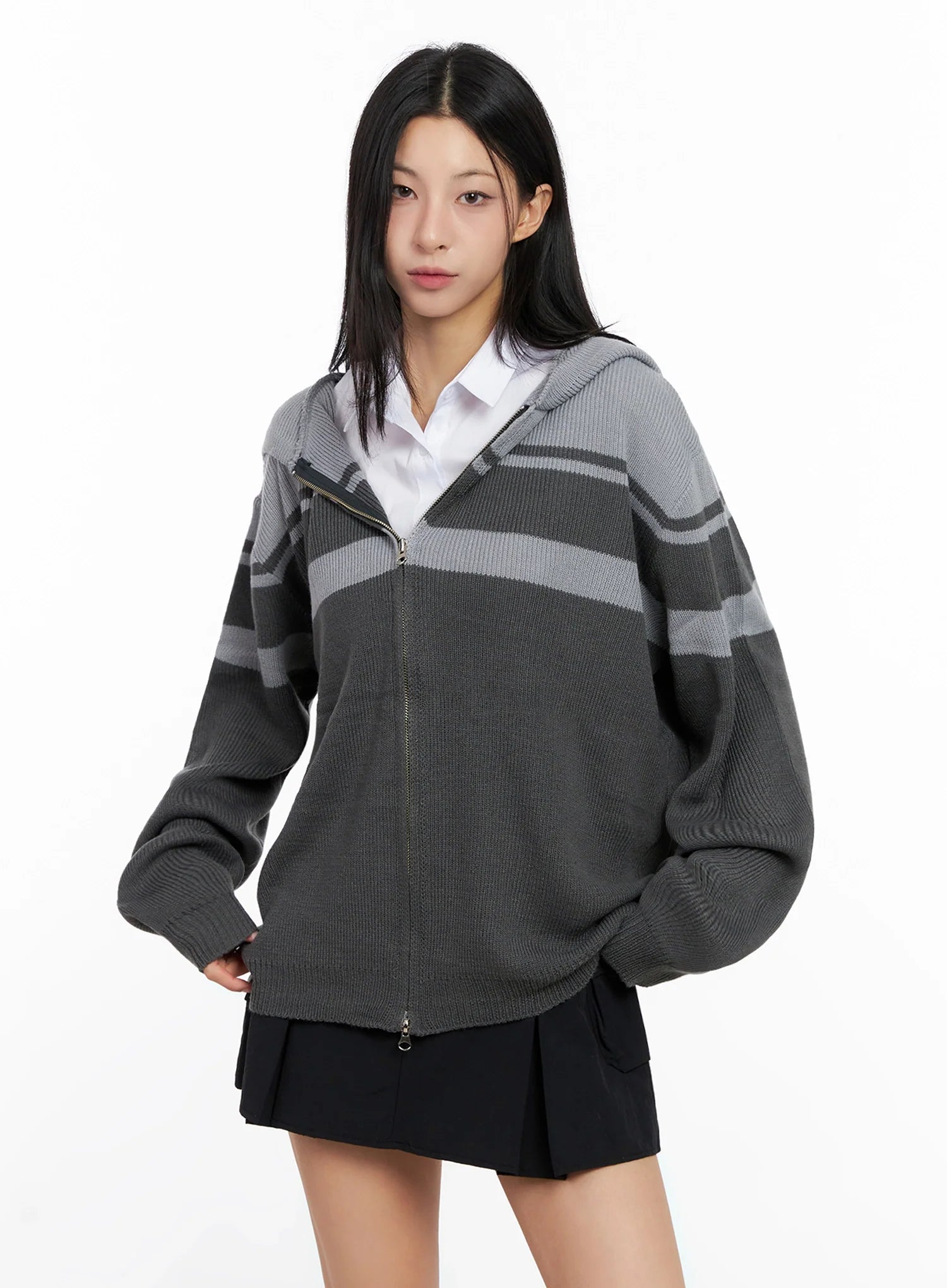 striped-oversized-zip-up-knit-hoodie-ig508