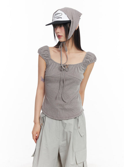 puff-sleeve-cropped-blouse-bandana-set-cy514