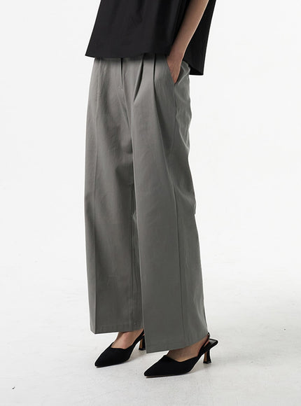 Tailored Cotton Pants IA326