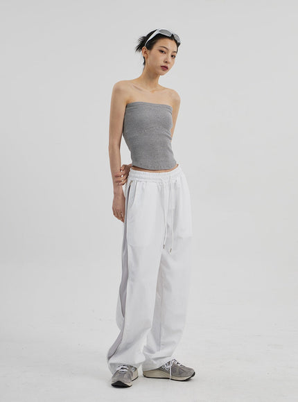Drawstring Baggy Track Pants CF308